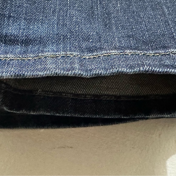 065 J BRAND | USA Dark Blue Heritage Mid Rise Skinny Flare Martini Jeans (Sz 25) - Picture 12 of 15